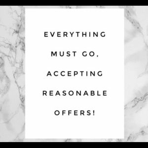 Closet clean out! Make reasonable offers ❤️